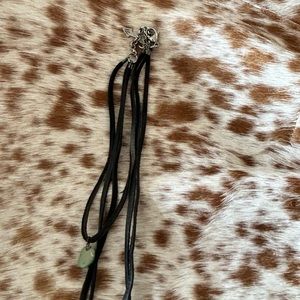 3 strand leather necklace